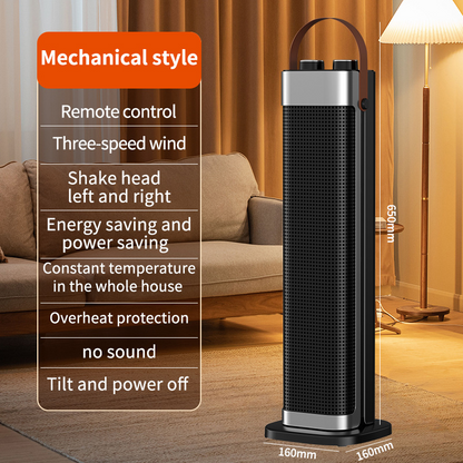 🔥🎁Nyhet 50 % RABATT🔥2-i-1 värmare och luftfuktare, 1500 W bärbar elektrisk värmare med luftfuktningsfunktion, fjärrkontroll, tippskydd, 3-stegs effektreglering, 3D-flammaeffekt, idealisk för sovrum och kontor.