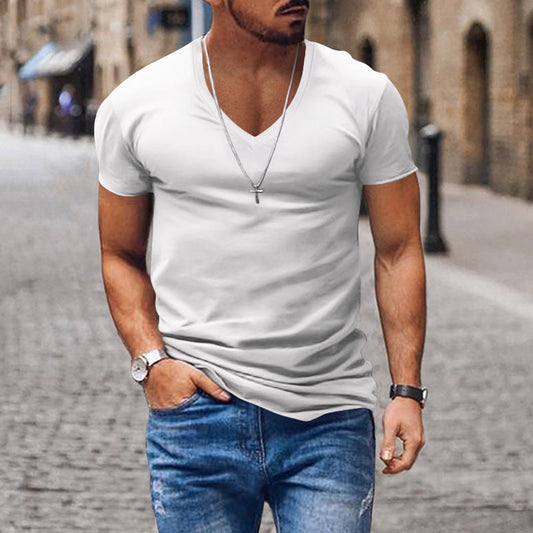 Men's Slim Fit V-Neck T-Shirt
