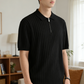 Men's Short Sleeve Knit Lapel T-Shirt