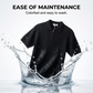 Men's Short Sleeve Knit Lapel T-Shirt