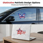 Waterproof Faith & Pride Car Body Sticker