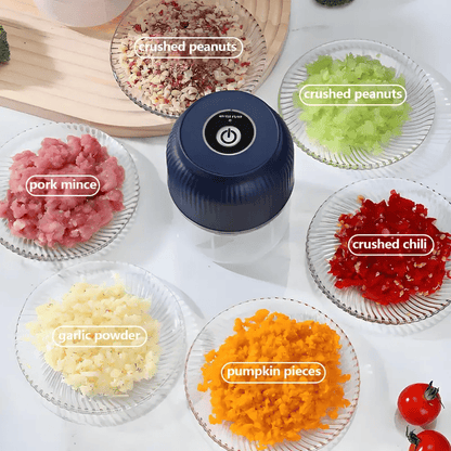⏰💗LAST DAY SALE 50% OFF! ⚡ Powerful Large-Capacity Electric Food Chopper – Robust Motor & Stainless Steel Blades 🔪⏱️