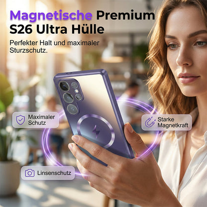 Magnetic matte protective case with heat dissipation