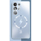 Magnetic matte protective case with heat dissipation