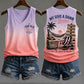 Women's "too old to care club" V-neck vests
