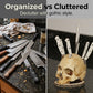 Funny Skull Knife Holder for Kitchen Storage