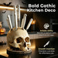 Funny Skull Knife Holder for Kitchen Storage