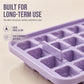 Press-Type Ice Cube Mold with Storage Box and Lid