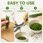5-Blade Stainless Steel Herb Scissors with Protective Sheath