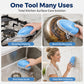 Kitchen Oil Cleaning Brush with Built-in Soap Dispenser