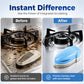 Kitchen Oil Cleaning Brush with Built-in Soap Dispenser