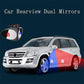 🚗 Dual-View Blind Spot Mirror for Easier Parking & Wheel Visibility