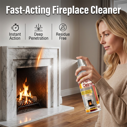 Fireplace Cleaner Spray – No Scrub, No Soot