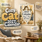 🐱🔥 50 % RABATT! 2027 A Cats Life väggkalender – söta kattbilder för varje månad, stort datumrutnät, helgdagar markerade, tjockt papper, inredningsdetalj för hemmet och kontoret som kan hängas var som helst ✨