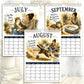 🐱🔥 50 % RABATT! 2027 A Cats Life väggkalender – söta kattbilder för varje månad, stort datumrutnät, helgdagar markerade, tjockt papper, inredningsdetalj för hemmet och kontoret som kan hängas var som helst ✨