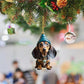 🎄🐶 7-pack Julgransprydnader med Hundmotiv – Söta Hängande Dekorationer för Hundälskare ✨