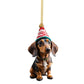 🎄🐶 7-pack Julgransprydnader med Hundmotiv – Söta Hängande Dekorationer för Hundälskare ✨